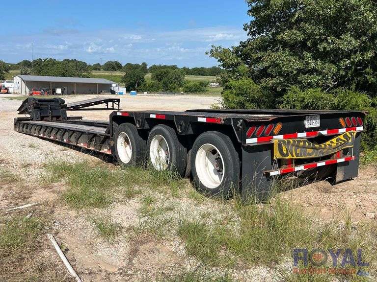 1996 Eager Beaver 50 Ton Tri-Axle RGN Lowboy Trailer