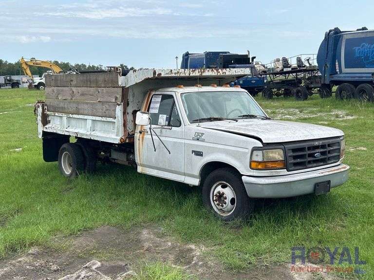 1996 Ford F-350 Mason Dump Truck