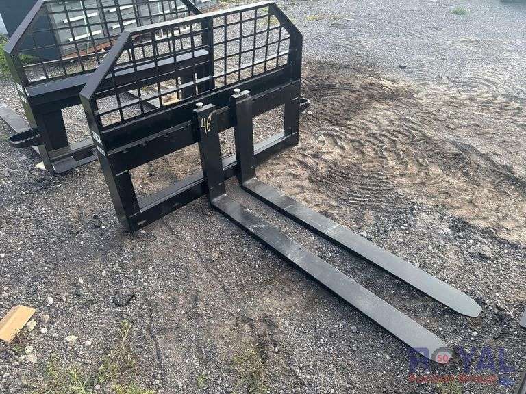 2025 JBX 4000 46in Forks and Frame Skid Steer Attachment