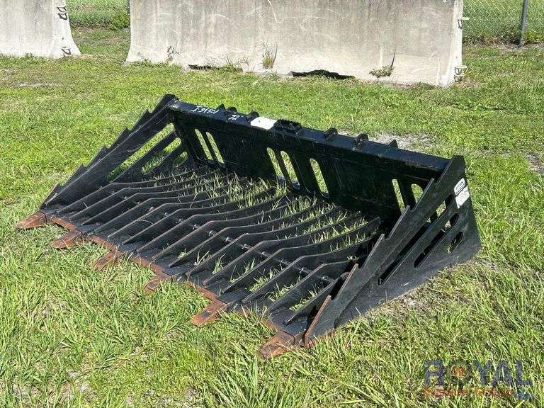 Titan 72in Rock Bucket Skid Steer Attachment