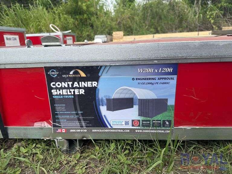 2025 Gold Mountain 20ft X 20ft Single-Truss Dome Container Shelter