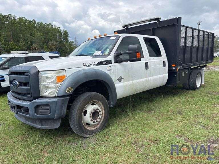 2016 Ford F-550 Crew Cab Landscape Dump Truck