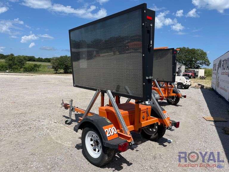 2021 Ver-Mac PCMS-3812 Solar S/A Towable Trailer Message Board