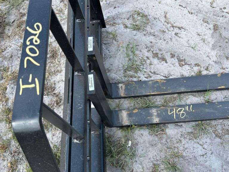 2025 Kivel 48in Forks and Frame Skid Steer Attachment
