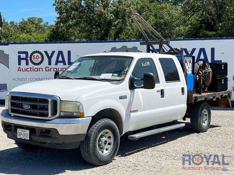 2004 Ford F-250 4x4 Crew Cab Mechanics Truck