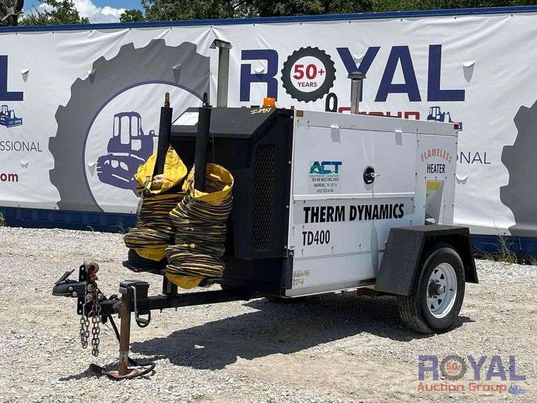 2014 Therm Dynamics TD400 Towable Flameless Heater Trailer