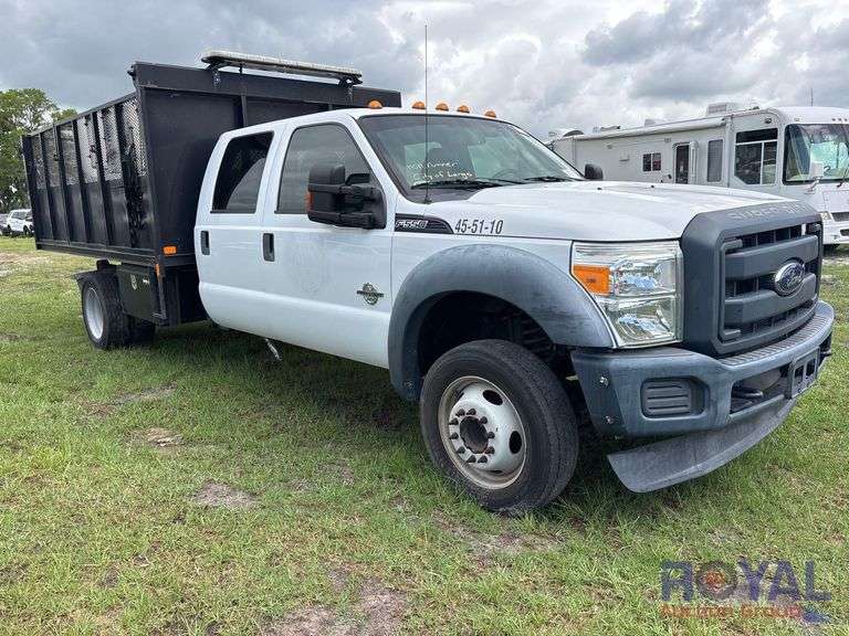 2016 Ford F-550 Crew Cab Landscape Dump Truck