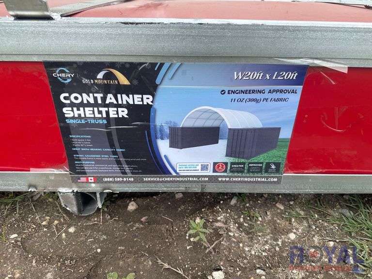 2025 Gold Mountain 20ft X 20ft Single-Truss Dome Container Shelter