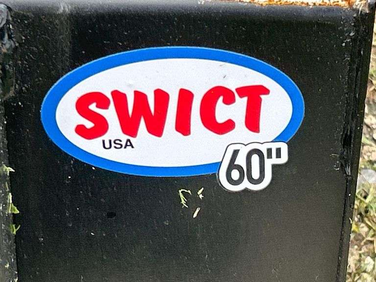 2025 Swict 60in. Bucket Skid Steer Attachment