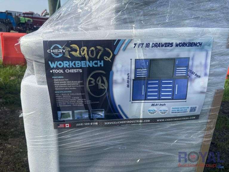 2025 Chery 7ft 18 Drawer Workbench