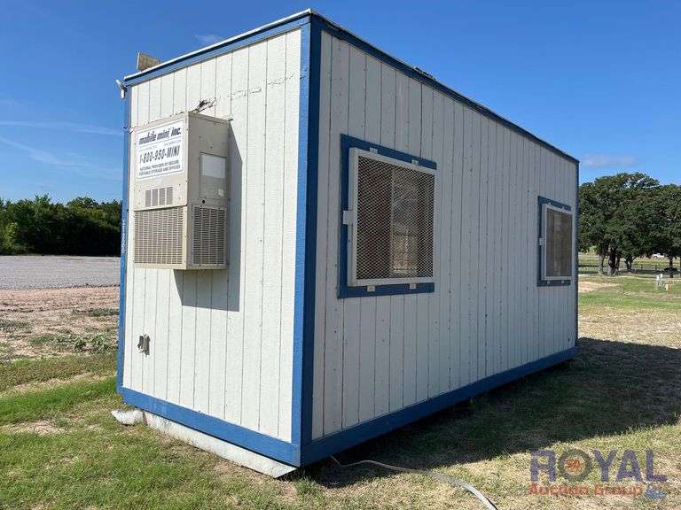 Blue Concrete Test Shed