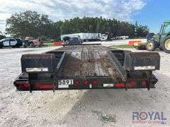 2005 Trail King TK24LP 15 Ton T/A Tag-Along Dovetail Flatbed Trailer