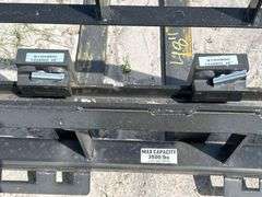 2025 Kivel 48in Forks and Frame Skid Steer Attachment