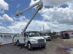 2018 Freightliner M2 106 Terex Hi-Ranger 5TC-55 55ft Material Handling Insulated Bucket Truck