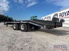 2005 Trail King TK24LP 15 Ton T/A Tag-Along Dovetail Flatbed Trailer