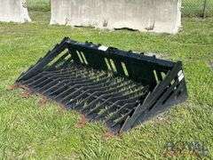 Titan 72in Rock Bucket Skid Steer Attachment