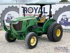 2015 John Deere 5065E 67HP 4WD Utility Tractor