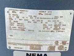 NEMA HF78 50HP Vertical Hollow Shaft Electric Motor