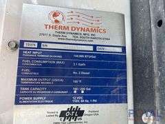 2014 Therm Dynamics TD400 Towable Flameless Heater Trailer