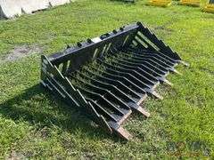 Titan 72in Rock Bucket Skid Steer Attachment