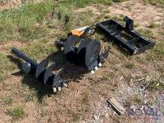 2025 Wolverine ADB-13-1218R Hydraulic Auger Drive and Bit Skid Steer Attachment