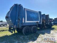 2014 Crane Carrier Low Entry New Way 31Yd Side Loader Garbage Truck