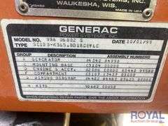 1995 Generac 2000 Series Generator Set