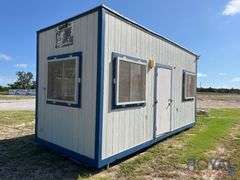 Blue Concrete Test Shed