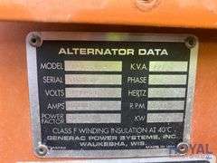 1995 Generac 2000 Series Generator Set