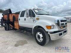 2008 Ford F-750 Crew Cab Pro Patch TCM-425-135 Asphalt Patcher Truck