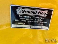 2017 Ground Hog HD99 Towable Hydraulic Auger