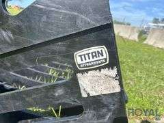 Titan 72in Rock Bucket Skid Steer Attachment