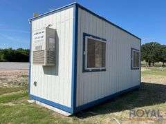 Blue Concrete Test Shed