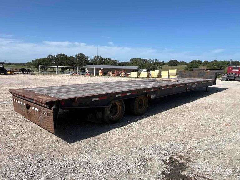2000 Trail King TK70SA-48.2 T/A 43 Ton Hydraulic Slide Axle Step Deck Trailer