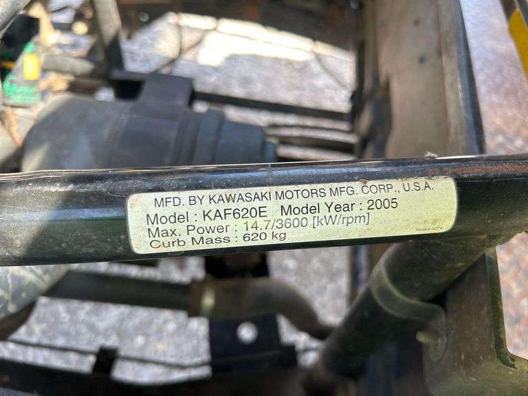 2005 Kawasaki KAF620E Mule 3010 4x4 Utility Cart