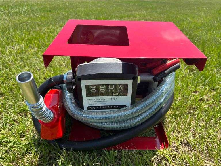 2025 12v Diesel Fuel Pump w/ Flow Meter