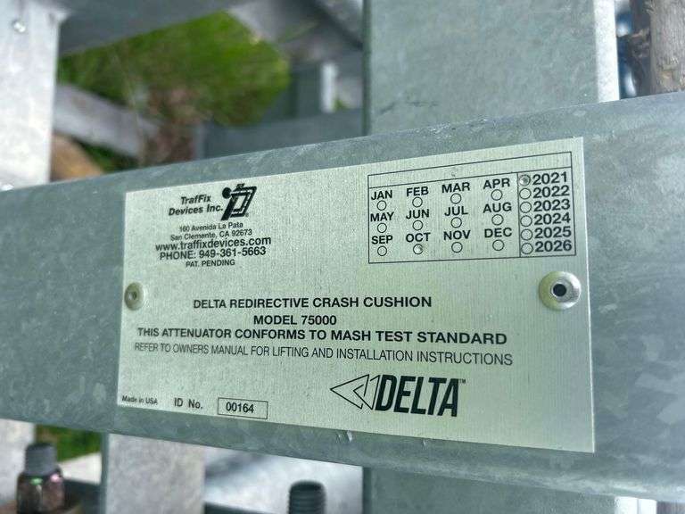 2021 Redirective Crash Cushion Guardrail