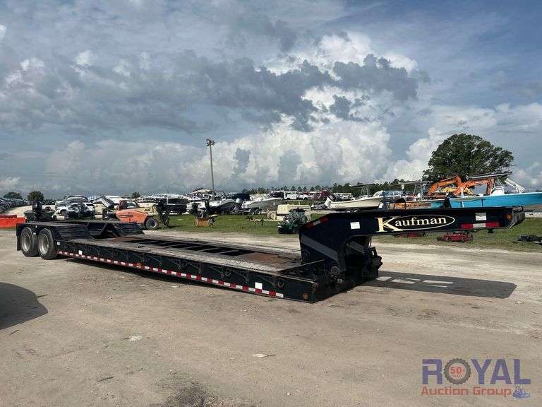 2021 Kaufman DT35 40 Ton RGN T/A Lowboy Trailer