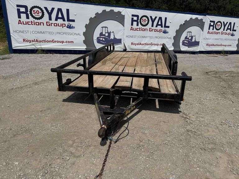 2003 Big Tex 10PI 16ft. T/A Pipe Top Utility Trailer
