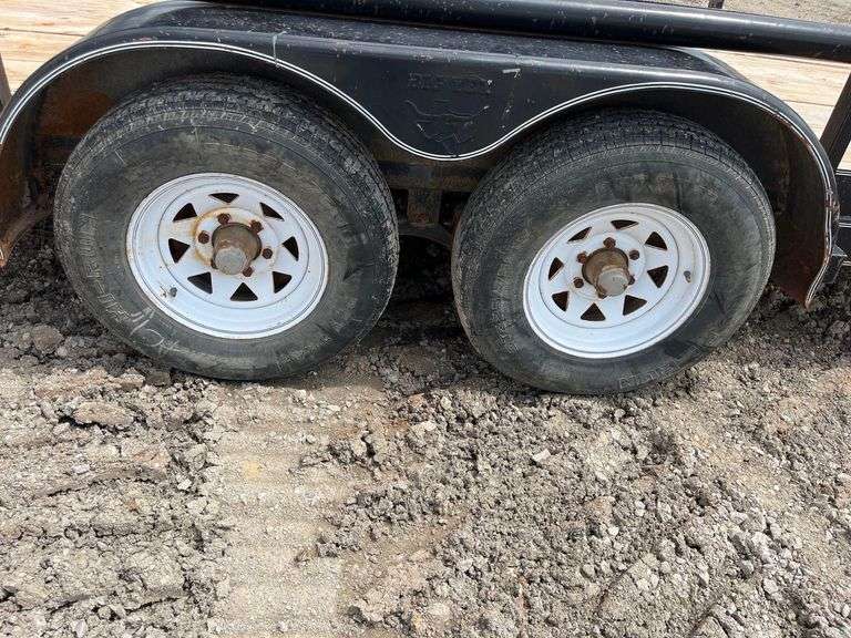 2003 Big Tex 10PI 16ft. T/A Pipe Top Utility Trailer