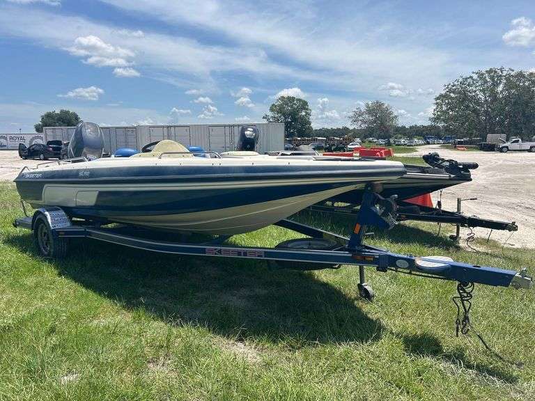 2009 Skeeter SL190 19ft Boat with 21ft Boat Trailer