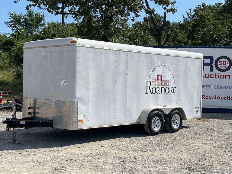 2007 Pace American JT716TA2 20ft T/A Enclosed Trailer