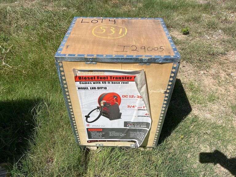 2025 LandHonor LHR-DFP10 Diesel Fuel Transfer Pump with Hose Reel