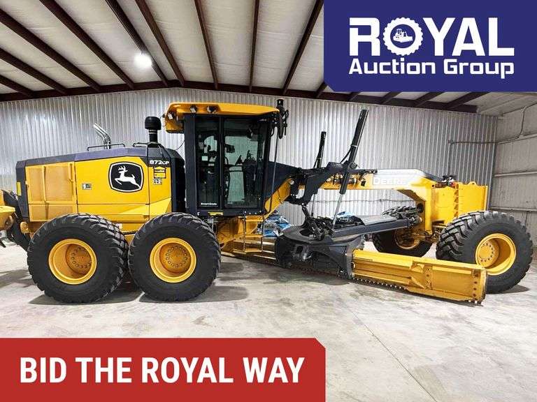 Royal Real-Time Online Only Auction of 2024 John Deere 872GP Articulated Motor Grader