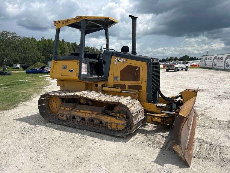 2012 John Deere 450J LGP Crawler Tractor Dozer