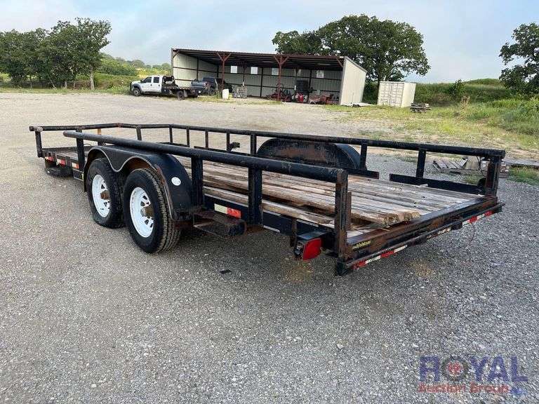 2004 Big Tex 10PI 18ft T/A Pipe Top Utility Trailer