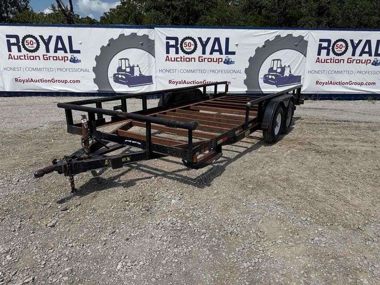 2003 Big Tex 10PI 16ft. T/A Pipe Top Utility Trailer