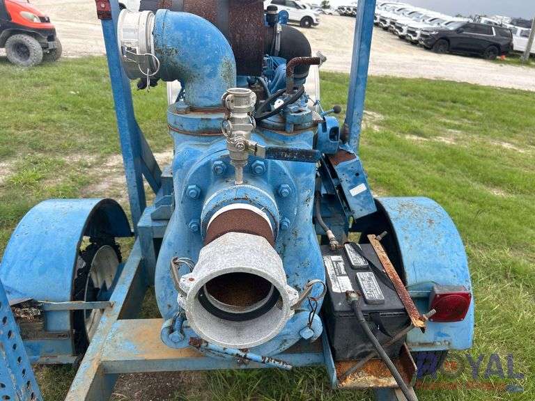 2006 Gorman Rupp 14C2 10 Series Self-Priming Centrifugal Towable Water Pump
