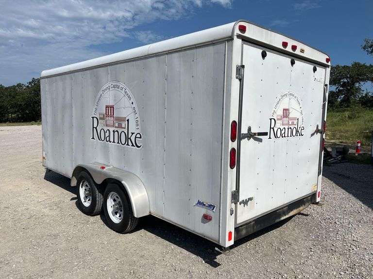 2007 Pace American JT716TA2 20ft T/A Enclosed Trailer