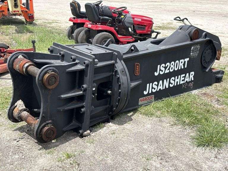 2024 Jisan JS280RT Rotating Hydraulic Demolition Shear Excavator Attachment